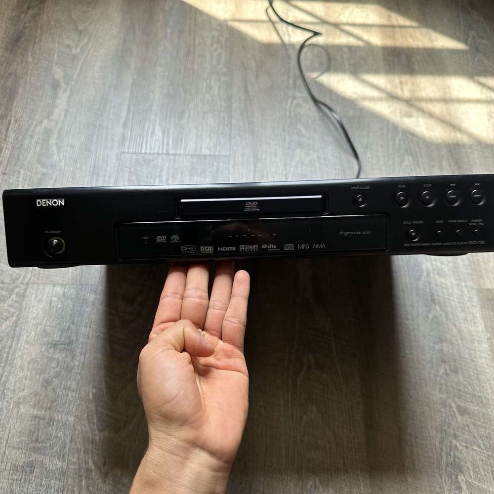 Denon DVD-758 HDMI SACD DVD Player 1080p Upscaling MP3 Dolby DTS 5.1 Channel